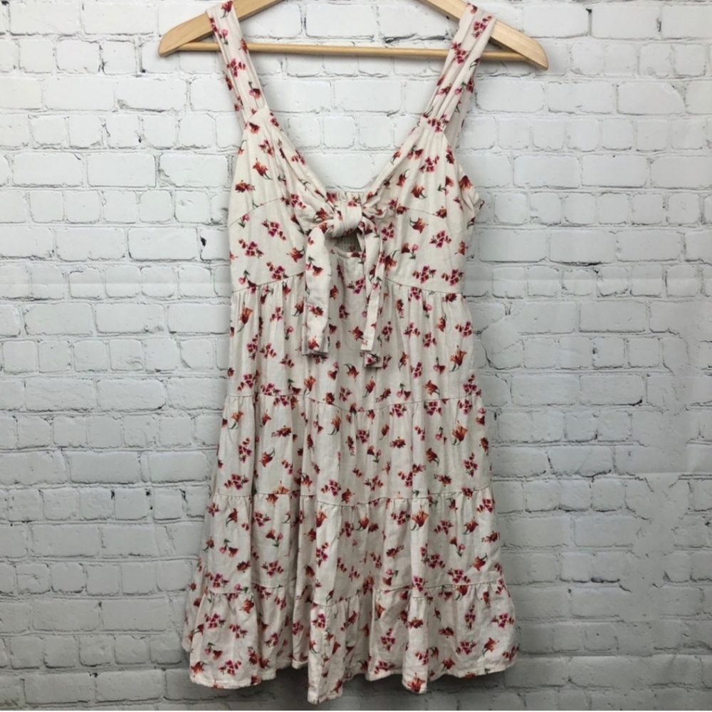 Coquette Cream Floral Dress
